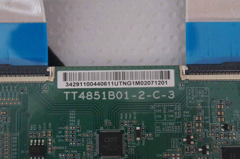 T-CON BOARD TT4851B01-2-C-3 FOR 50" AKAI CTV5035 SMART CURVED , DU49-1000 - Image 3 of 4