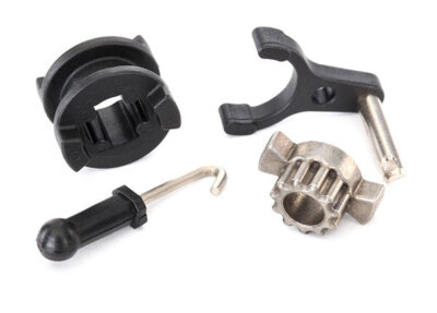 Traxxas Drive hub, 2Gang shift dog/ shift fork/ shaft seal/ 2-speed für TRX-4 TR