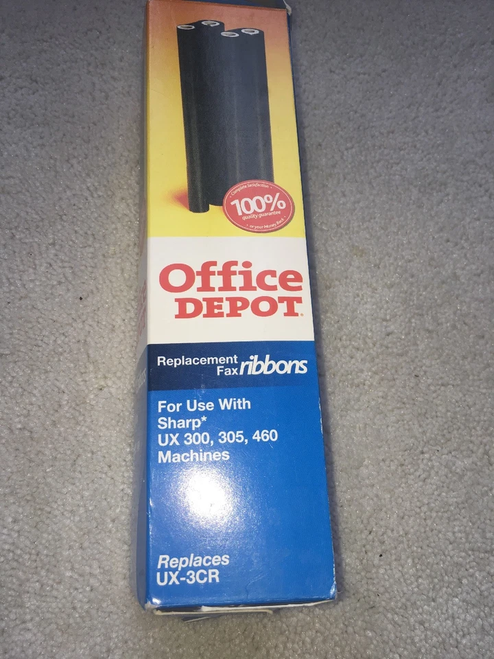 OFFICE DEPOT SHARP REPLACEMENT UX-3CR FAX RIBBONS UX 300,305,460 MACHINES - Image 2 of 3