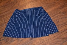 J5- The Competitor Costumes For Women Navy Blue Striped Skirt Size Small Adult