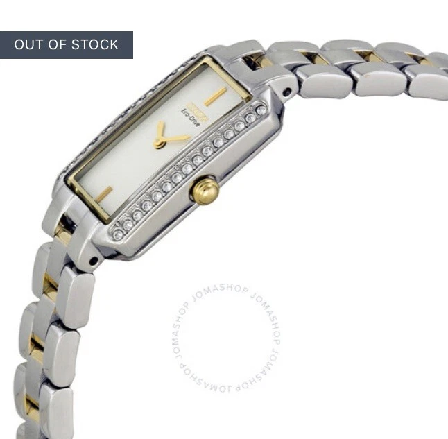 Juego Reloj Citizen Eco-Drive Dos Tonos Foto 3 de 4