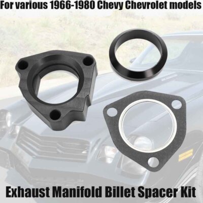 Small Block Exhaust Manifold Heat Riser Spacer Eliminator For 66-80 ...