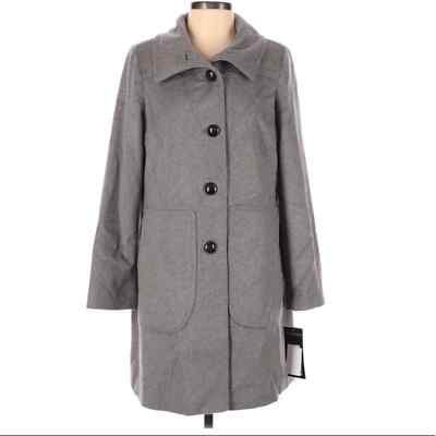 NWT Kristen Blake wool midi length coat S