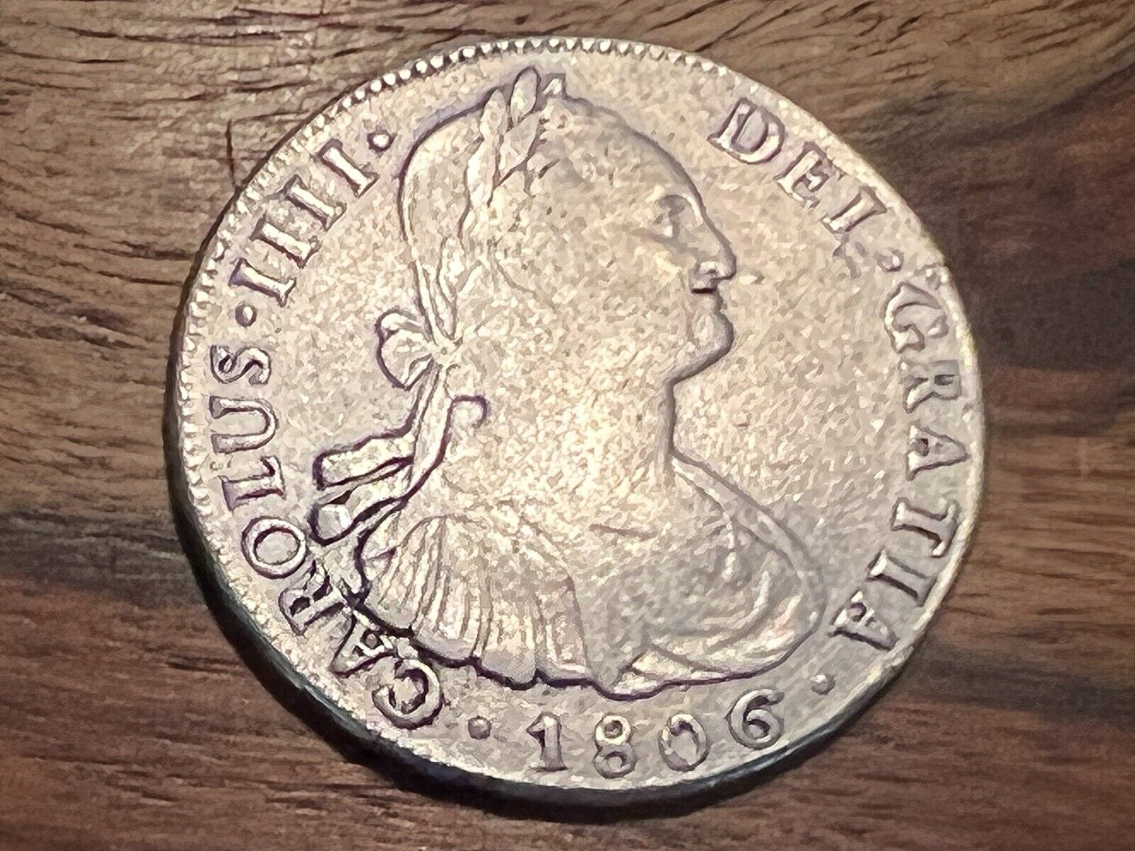 trend rank T2: Colonial Bolivia Max 76% OFF 1806 PTS JP 8 Silver Cleaned Reales.