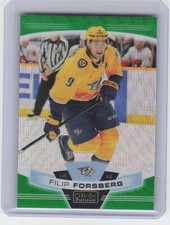 2019-20 O-Pee-Chee Platinum Filip Forsberg #29 Emerald Surge 01/10 Predators 