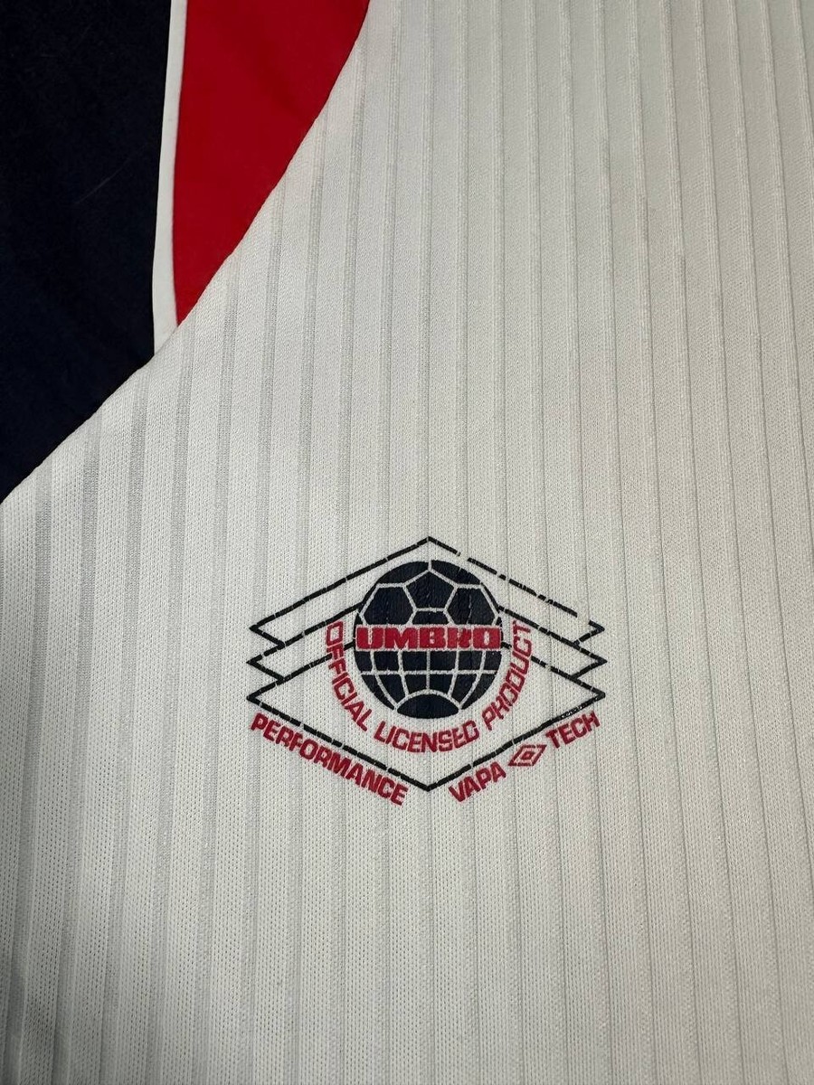 Vintage Umbro England 1998 Home Shirt jersey Large World Cup Short