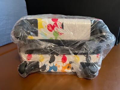 NEW American Tourister Disney Roll Aboard Luggage Colorful 2Pc