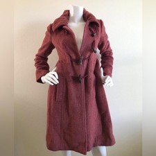 Vintage Anthropologie Wool Toggle Coat