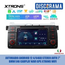 Autoradio Android 12 4/64gb Stereo Auto 7" BMW E46 CarPlay Navi GPS Xtrons WIFI - Miniatura 1
