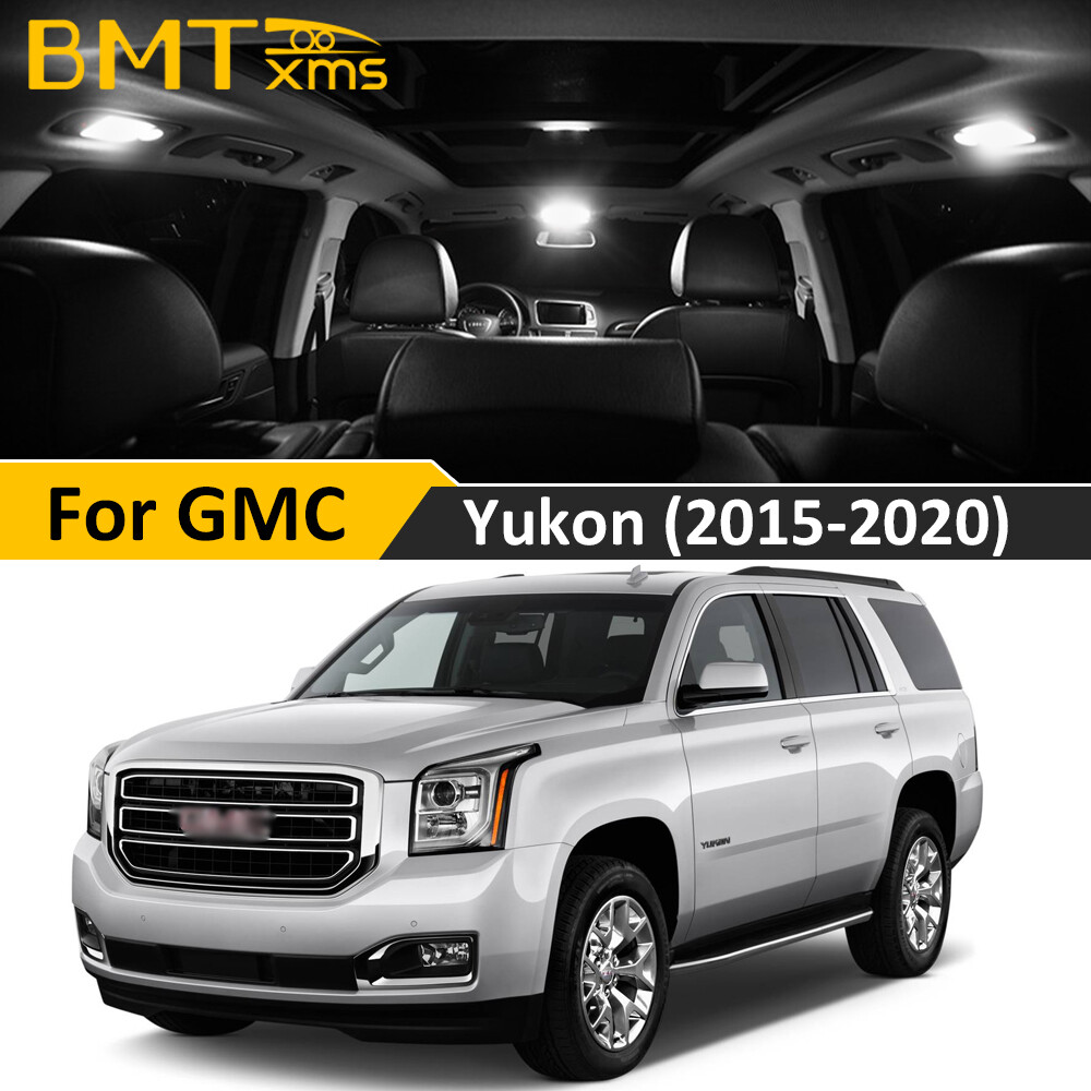 White Interior LED Lights Reverse For GMC Yukon 2015-2020 Chevy Tahoe Suburban