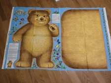 BEARY BERRY PATCH LAUNDRY BAG FABRIC PANEL