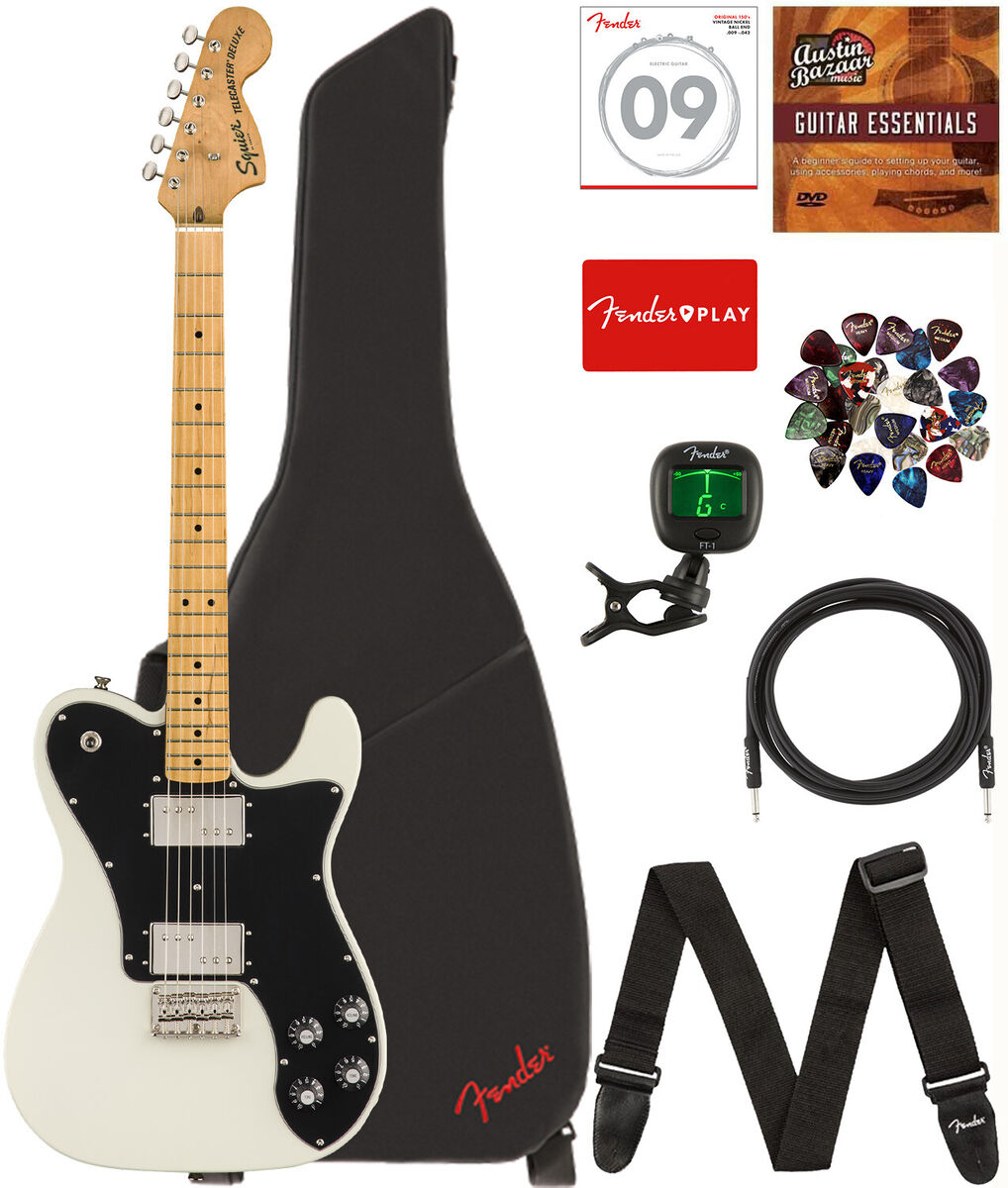 Fender Squier Classic Vibe '70s Telecaster Deluxe - Olympic White w/ Gig Bag | eBay Fender Squier Classic Vibe '70s Telecaster Deluxe - Olympic White w/ Gig Bag | eBay