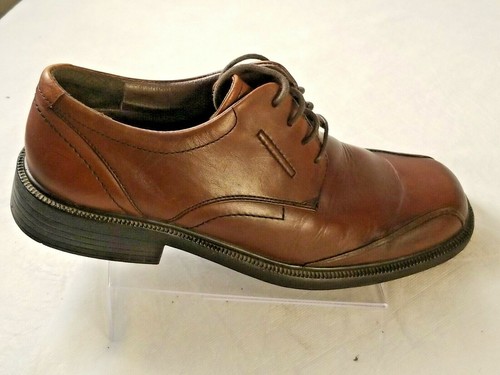 Clark's Mens Oxfords Leather Brown Bicycle Toe Size 10 M - Picture 3 of 9