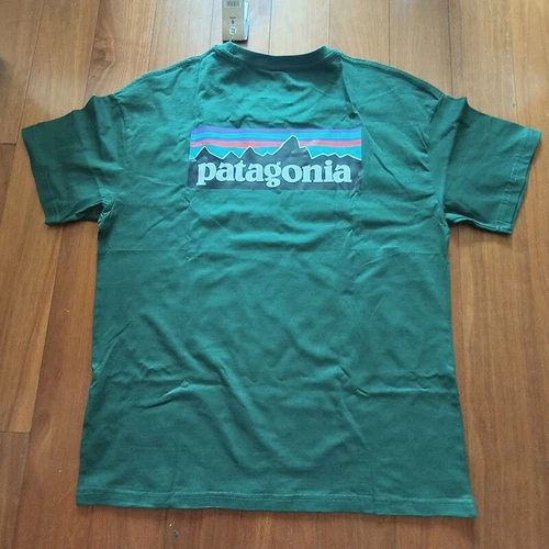 Hombre Algodón LOGO Cuello Redondo Manga Corta Camiseta Montaña Estampado Base Camiseta - Imagen 42 de 42