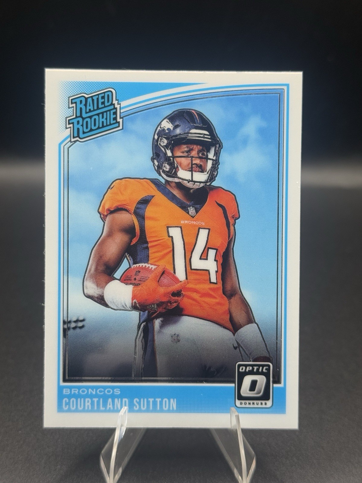 2018 Donruss Optic Courtland Sutton!☢️ Rated Rookie #162 Denver Broncos (RC)