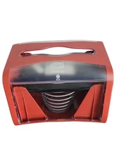 Tork Xpressnap Tabletop Napkin Dispenser RED Customizable Restaurant Holder Home