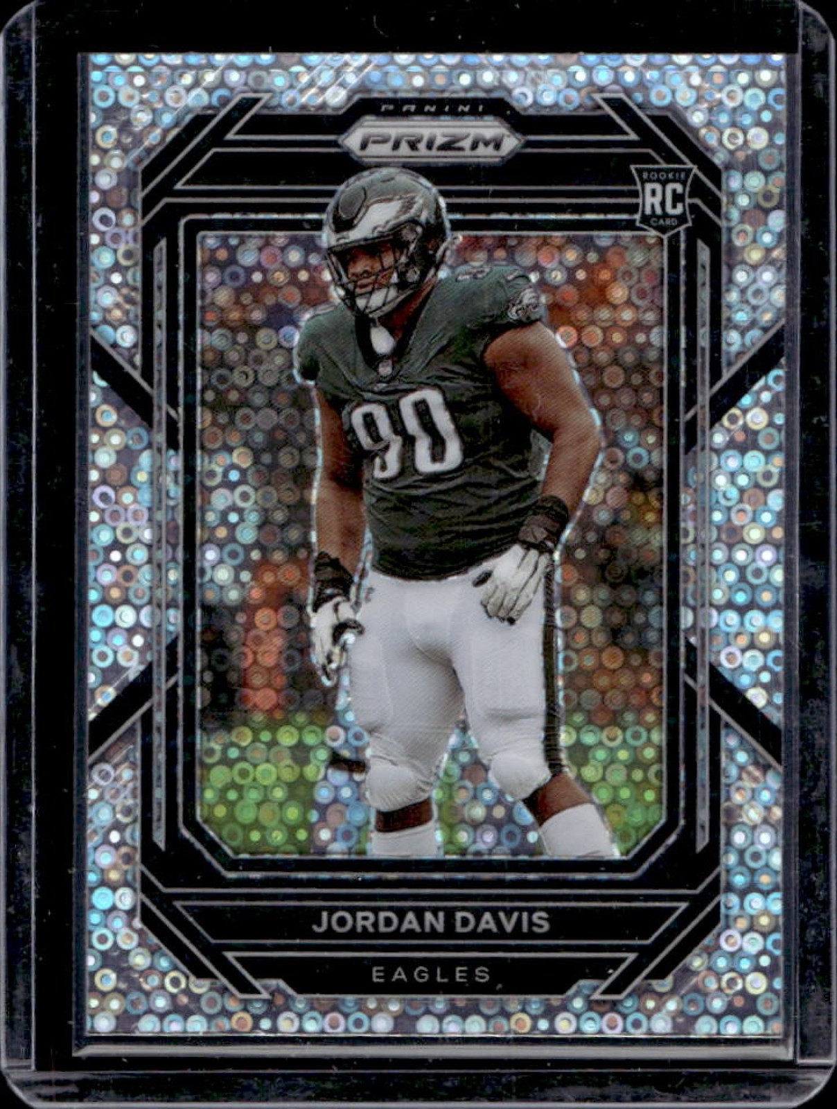 2022 Prizm Jordan Davis RC No Huddle Rookie #371 Eagles