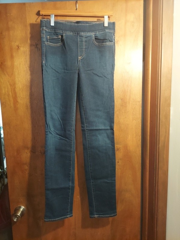 Indigo Society Rip And Repair Slip On Skinny Fit Jeans Sz 2