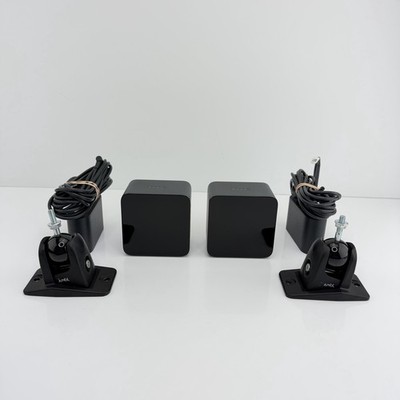 HTC Vive VR Base Station 1.0 2PR8100 Set of 2 Pair w/ Power Adapters Wall Mounts