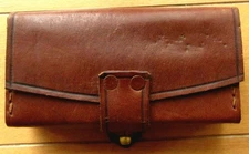 Former Japanese Army original officer pistol ammo pouch WWⅡ military IJA IJN