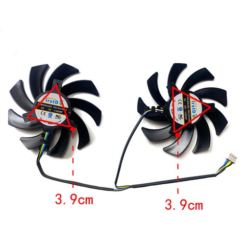 Graphics Card Cooling Fan Accessories for GALAX GTX1080ti EXOC Spare Parts - Afbeelding 3 van 7