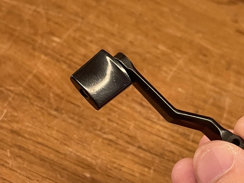 *Como nueva* Manivela de bobinado Zenza Bronica para ETR ETRS ETRSi SQ-A de Japón #C5-33H Foto 3 de 4