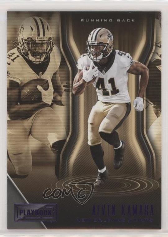 2018 Panini Playbook Purple Alvin Kamara #77 9o3