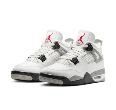 靴 Nike Air Jordan 4 Retro White/Cement2025 🔥Jordan 4 Retro White Cement 2025 Shoes Size 10 FV5029-100