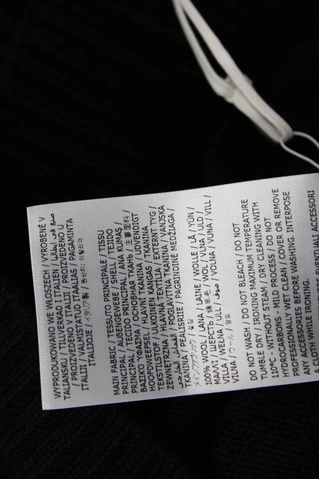 Suéter manga corta punto abierto Jil Sander para mujer - negro talla 40 Foto 4 de 4