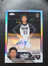 2023-24 Topps Chrome OTE Overtime Elite - Autographs Lincoln Cosby #A-LC (AU, RC