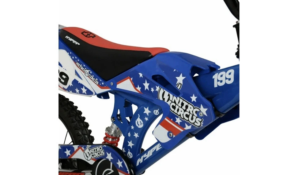 Bicicleta para niños 16 pulgadas Motobike Kids con llantas de aprendizaje Foto 4 de 4