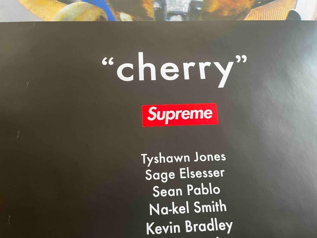 【激レア】2014SS Supreme Cherry ポスター Supreme Cherry Poster 2014 SS 68cm 26.8in x 101cm 39.8in No Fold