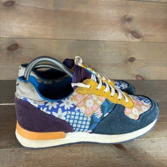 inkkas hendrix womens size 8 shoes multicolor flroal comfort walking sneakers - Image 2 of 4