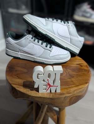 New Size 10 Men's Nike Dunk Low Retro SE Photon Dust/Vintage Green (HF2874-001) 