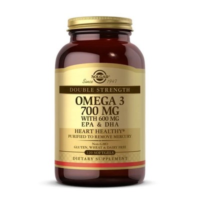Double Strength Omega-3 Epa And Dha 120 Softgels 700 mg