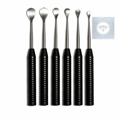 6pc Cobb Spinal Elevator Set - Orthopedic Surgical Instruments Black Coated