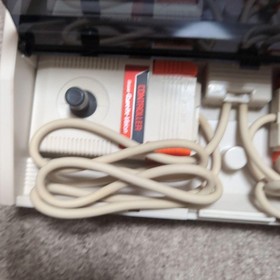 Junk EPOCH SUPER CASSETTE VISION Console with Box, Manual & Postcard + Game Rare