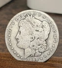 1899 Morgan Silver Dollar New Orleans Mint Circulated $1 Coin 0.9 Fine Silver