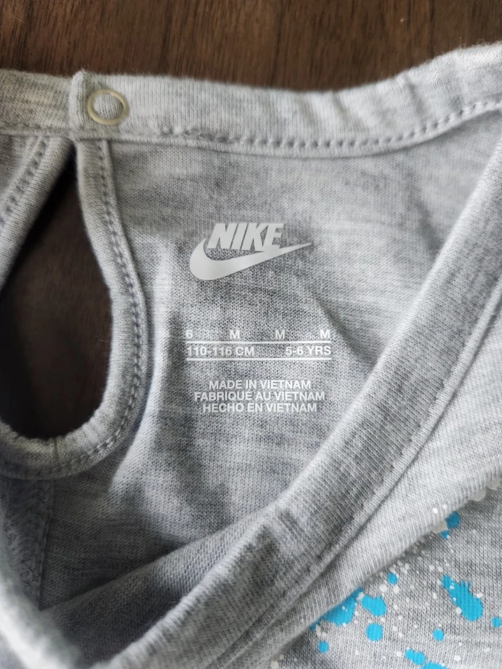 Nwt Nike "Just DIY It" Bike Short Set Photo Dust Girls Size 6 M - Image 4 of 4