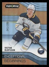 2019-20 Upper Deck Synergy Exceptional Beginnings Orange Victor Olofsson 041/399