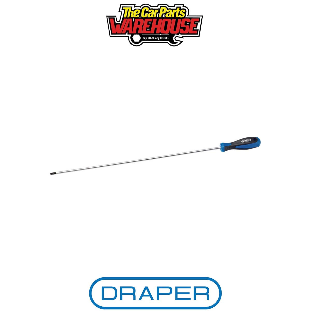Draper 63489 Extra Long Reach Cross Slot Screwdriver No2 x 450mm