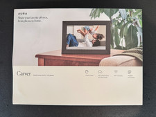 Aura Carver Stone Collection Digital Frame Aura - 10.1" HD Display New in Box