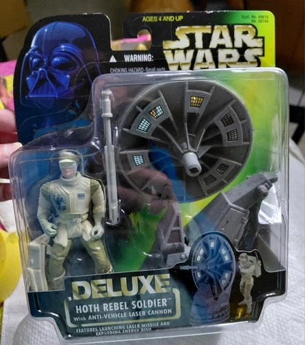 Star Wars Deluxe Hoth Rebel Soldier Anti-Vehicle Laser Cannon (New)