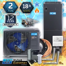 2 Ton ACiQ EXTREME+ Central Heat Pump Inverter AC System Kit, HPD Multi-Position