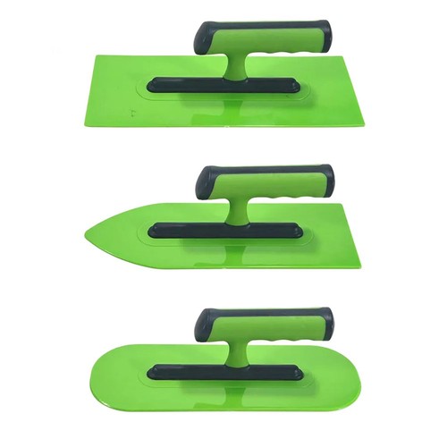 3 paletas de enlucido de plástico herramientas ligeras para aplicación de cemento 25 cm - Imagen 12 de 16