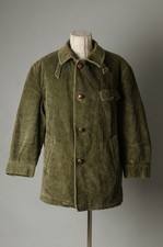 VTG 50 60S McGregor Corduroy Hunting Jacket Size 60 Fur Lining