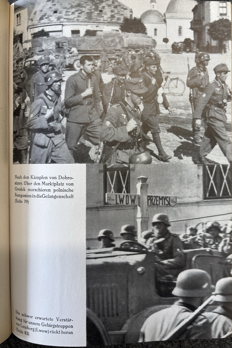 WWII German Book Von Lemberg Bis Bordeaux Kriegesberichters at the