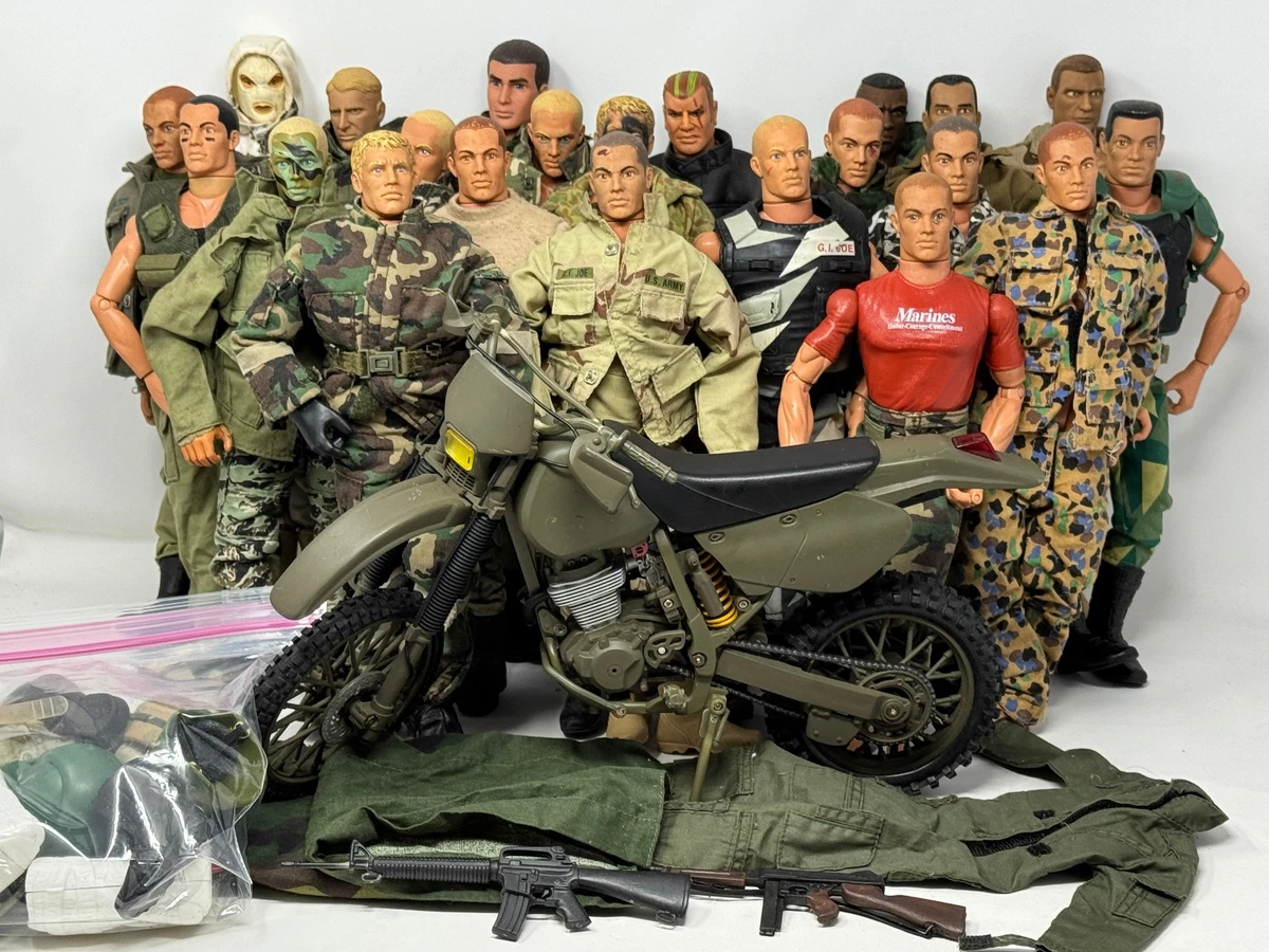 レア物❗️❗️ヴィンテージ　USAアメリカ軍　ミリタリーG.I.ジョー Mixed Lot Soldier G.I. Joe Military & Adventure Action Figures for