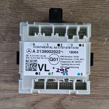 MERCEDES W238 E220 COUPE DOOR CONTROL UNIT FRONT LEFT A2139002022 