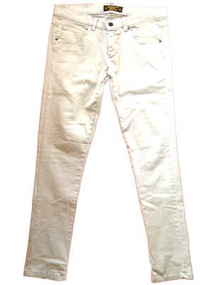 ALCOTT CO ITALIAN SLIM JIMMY KHAKI MEN'S PANTS GRAY 32 X 30 - 46 ITA